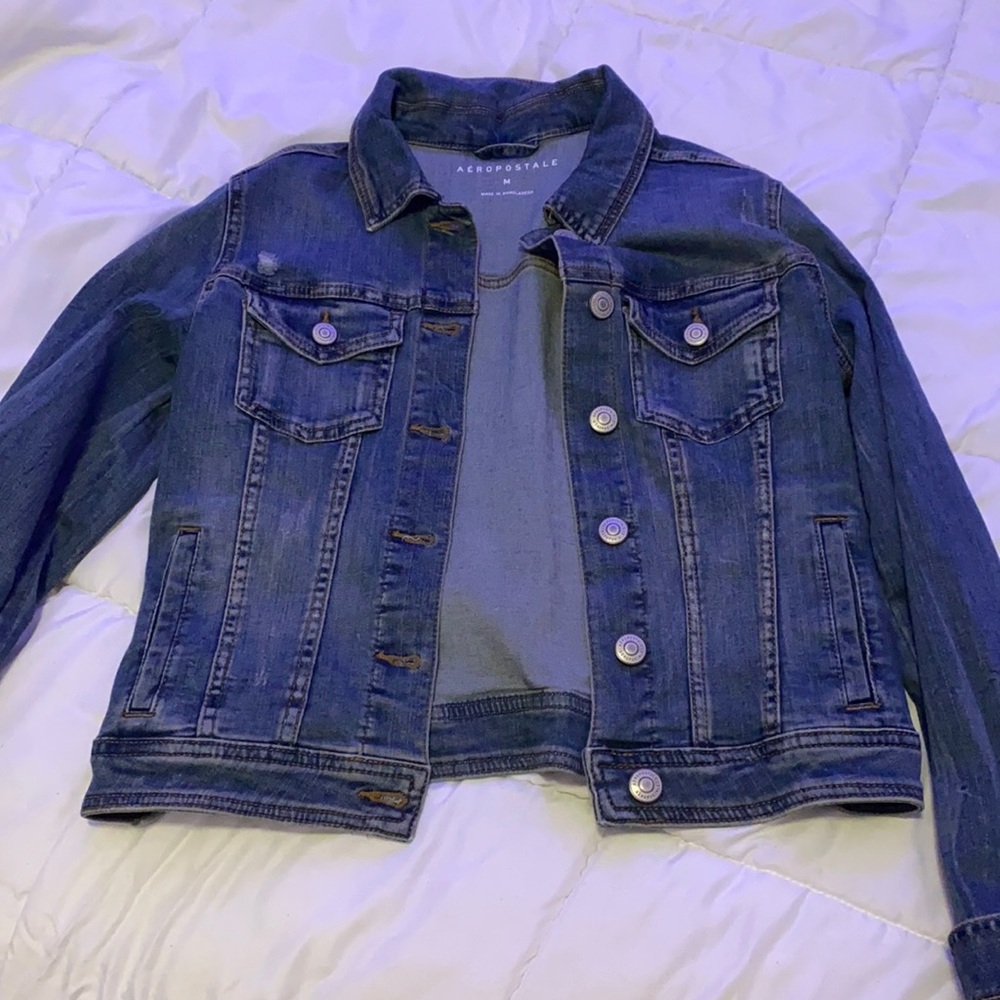super cute jean jacket